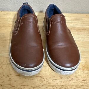 Nautica Chestnut Brown Slip-On Sneakers